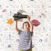 Day Dreamers Rocket Ship Designer Wallpaper DA60702 - Image 2